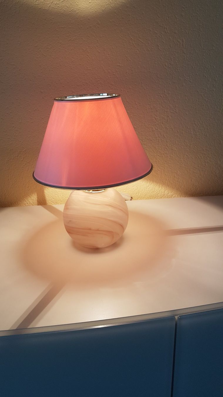 Arco Lampade: Tischlampe mit Leinenschirm – Usato da Mönchaltorf venduto da boesi51 3