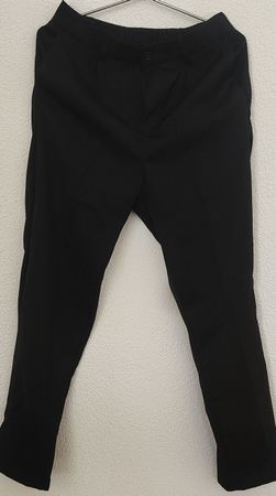 Stoffhose schwarz elastischer Bund gebraucht