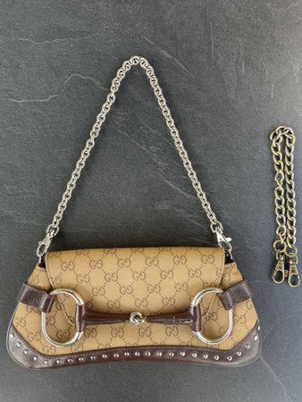 Gucci Horsebit Chain Clutch