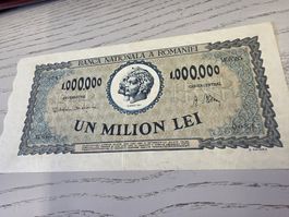 Banknote Rumänien 1.000.000 Lei 1947 Sammlerobjekt