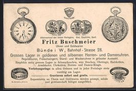 Bünde i. W., Fritz Buschmeier Uhren und