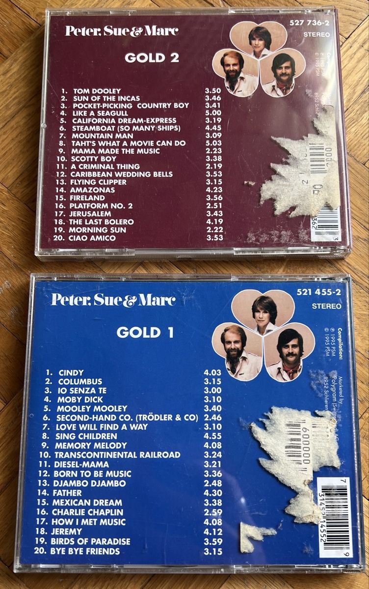 CD: Peter Sue & Marc - Gold 1&2 – Usato da Dino venduto da ani_ypr9 1