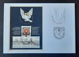 8-30-6 Bloc Colombe de Bâle. FDC 16.5.95
