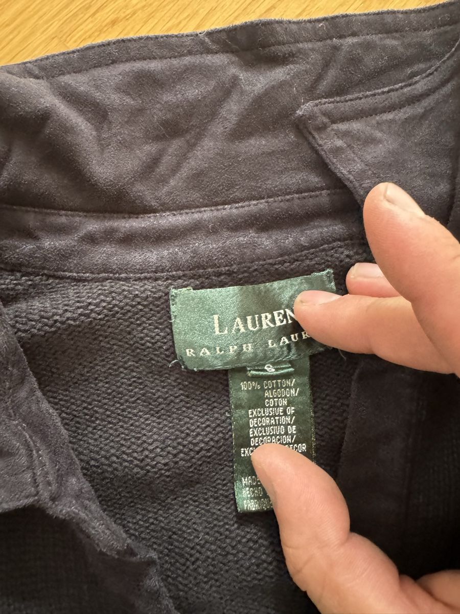 Ralph Lauren Maglioni & Felpe: Ralph Lauren Pullover Grösse L dunkelblau mit Hundmotiv – Usato da St. Gallen venduto da rechsteinerholding 2