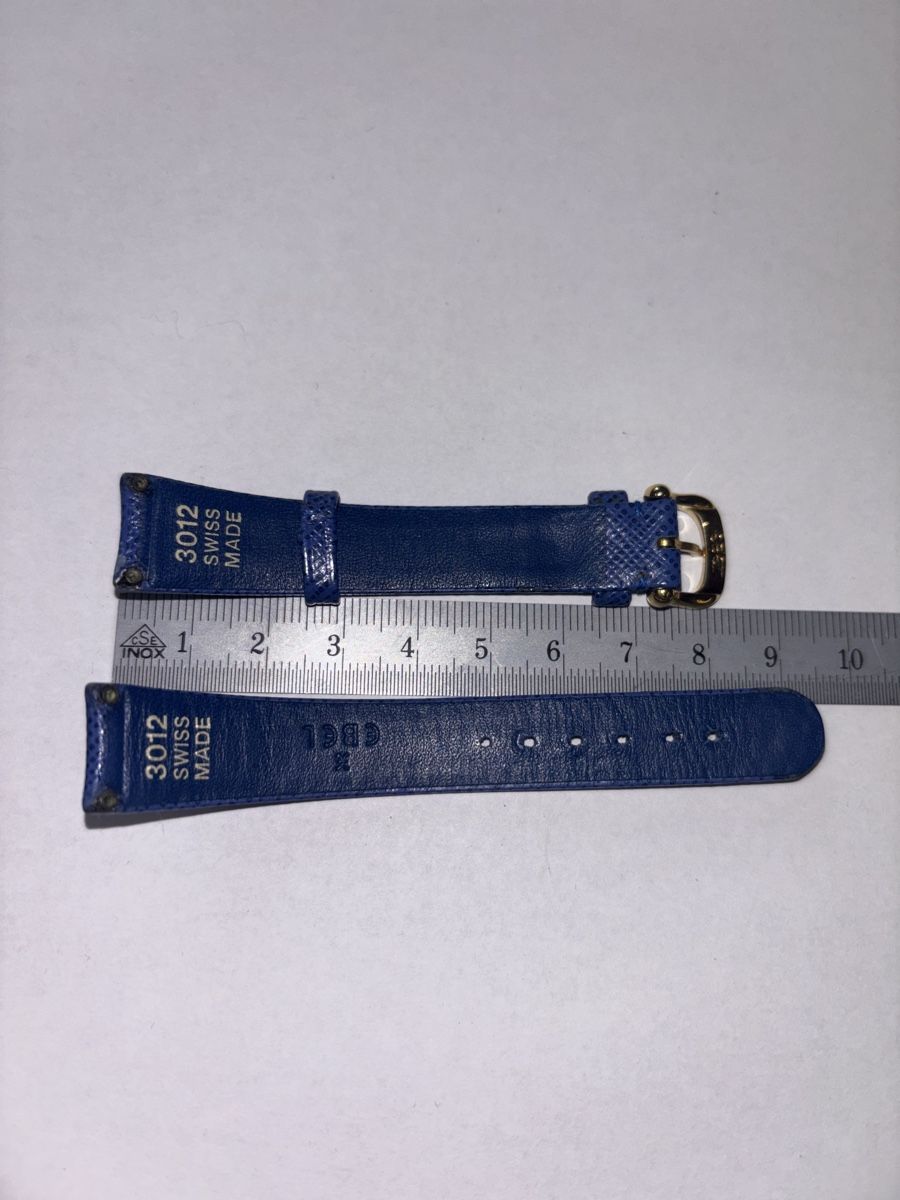 Bracciali & Braccialetti: Ebel Armband Leder 15x12mm blau – Nuovo (secondo la descrizione) da Varen venduto da Brico41 1