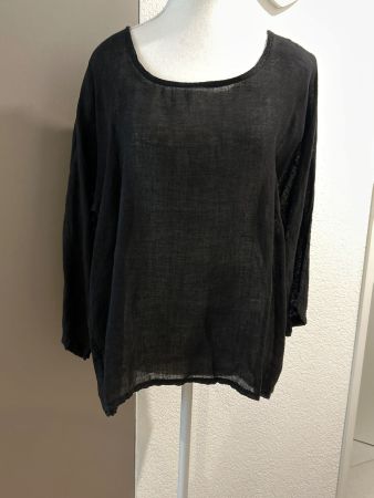 Leichtes Langarmshirt schwarz