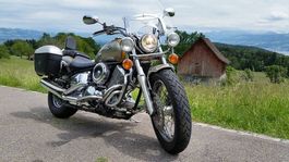 Yamaha XVS 1100 in aussergewöhnlichem Gelb - Guter Zustand