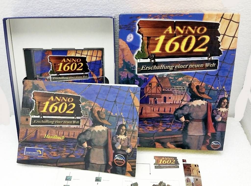 Giochi: ANNO 1602 BIG BOX PC CD-ROM GAME DE KOMPLETT – Usato da Reinach BL venduto da mon_89wb