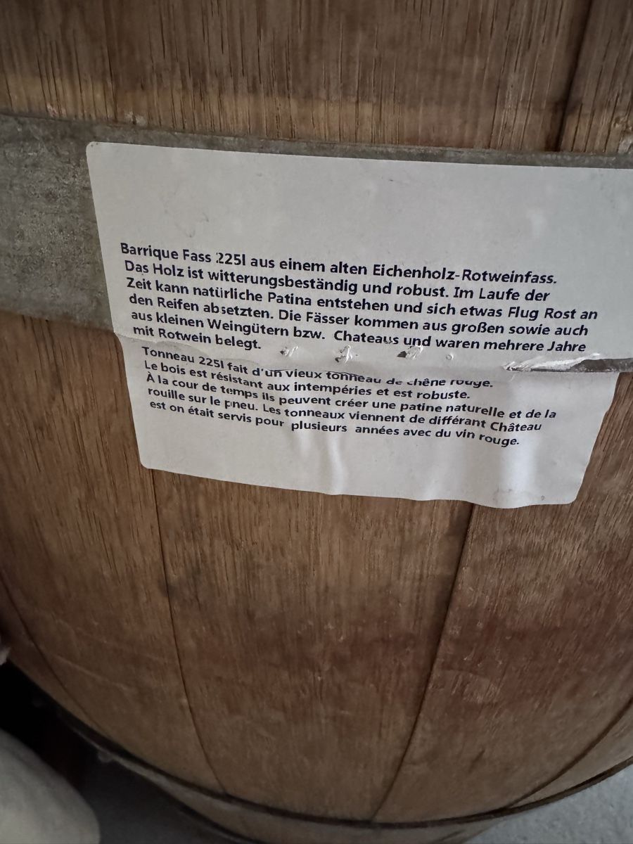 Sonstiges: Weinfass aus Eiche – Gebraucht aus Bern von tschuggi 3