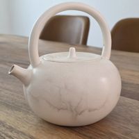 Teekanne Tea Logic Fine Porcelain weiss Landhausstil 