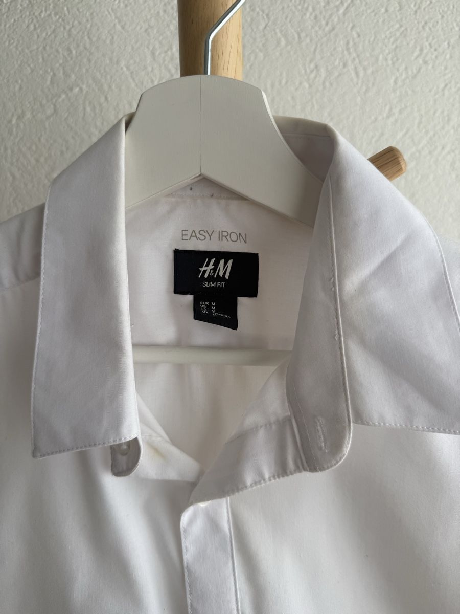 H&M Camicie: H&M Slim Fit Hemd Weiss Gr. M – Usato da Cham venduto da CBirinci 1