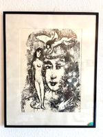 💚 ORIGINAL Marc Chagall ( 1887-1985 )💚 Le Clown blanc