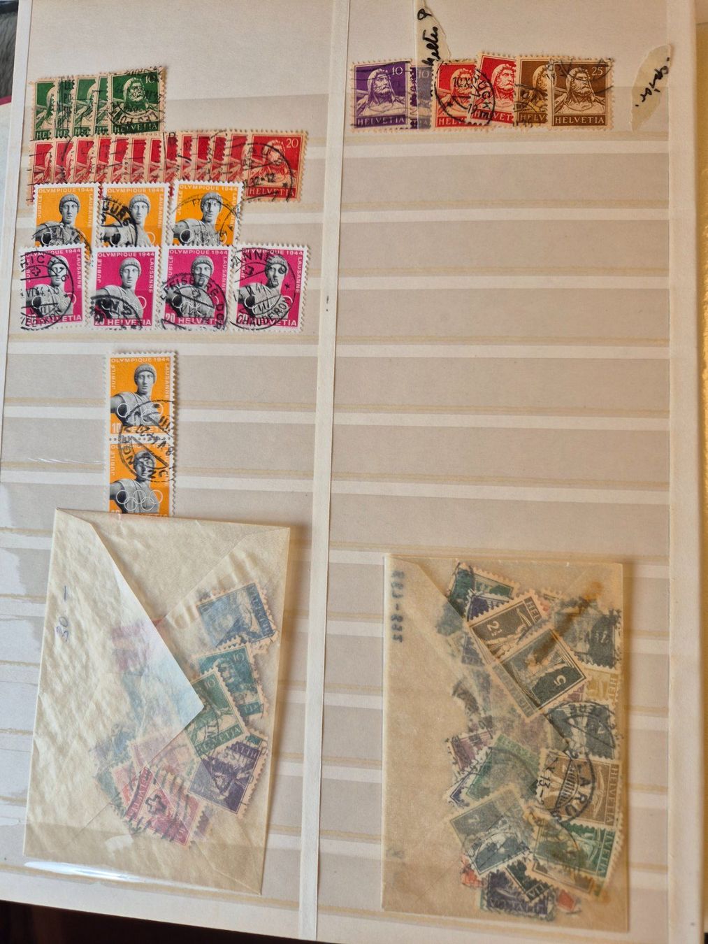 Tous les timbres: Alte Schweiz Sammlung ab 1.- – D'occasion à Uznach par Fireblade7 4