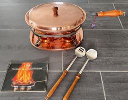 STÖCKLI Kupfer-, Paella-, Flambierpfanne, Fischpfanne / Set