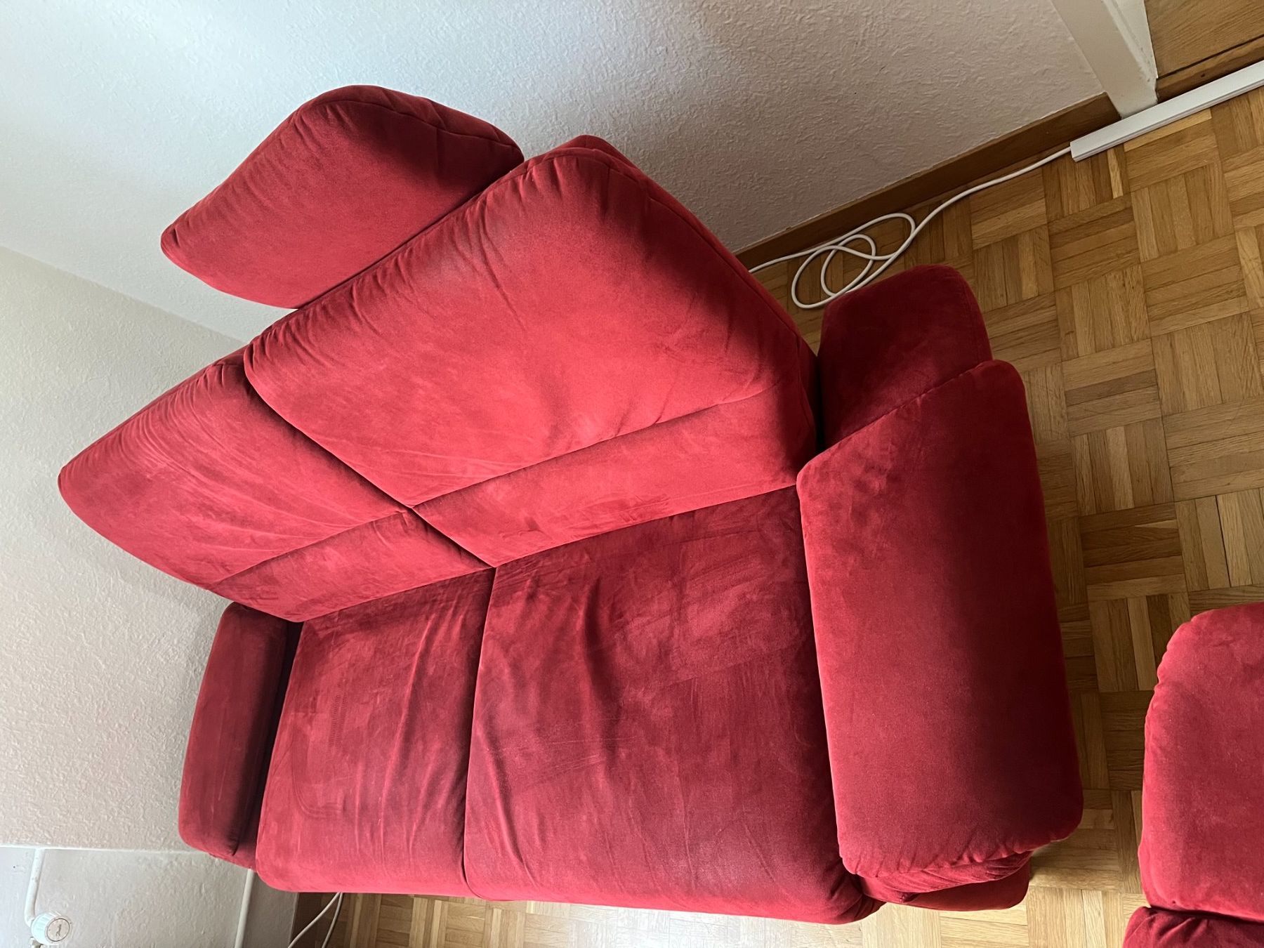 Sofas: Zwei 2-Sitzer weinrot Sofas von FM Munzer – Gebraucht aus Zollikofen von KaiP01 3