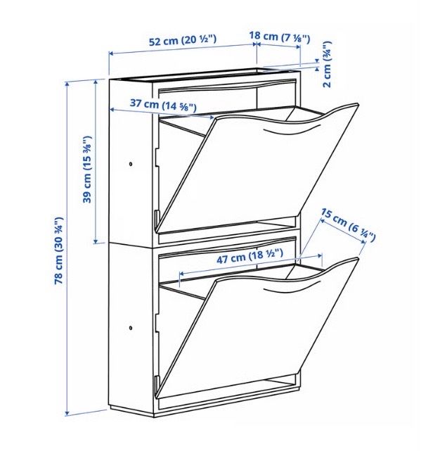 Ikea Systemes d'archivage: Schuhboxen, Kunststoff schwarz – D'occasion à Felsberg par kat_v2cm 1