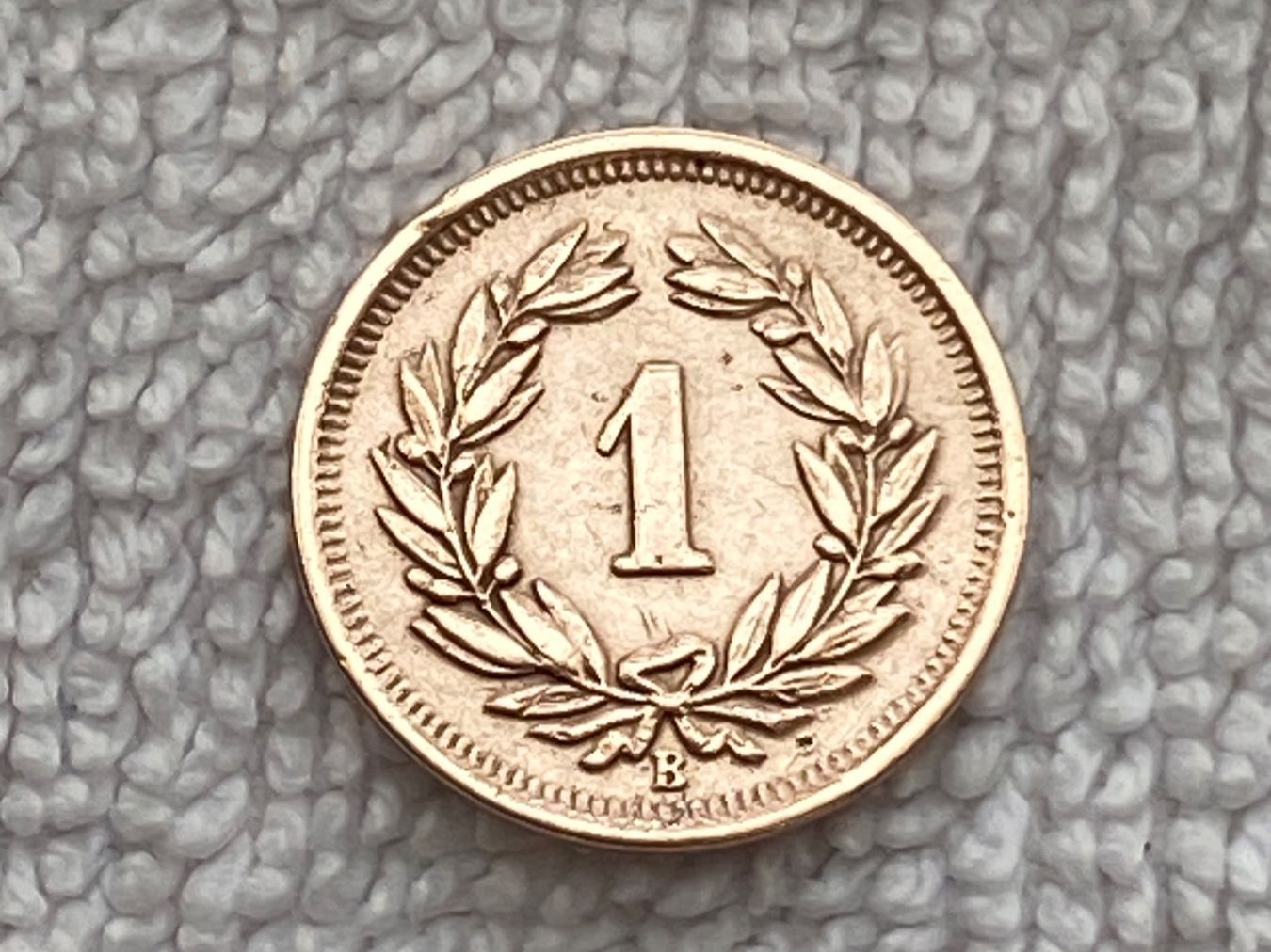 Tutti le monete: 1 centime/Rappen 1912 – Usato da Nyon venduto da Ilmi09 1