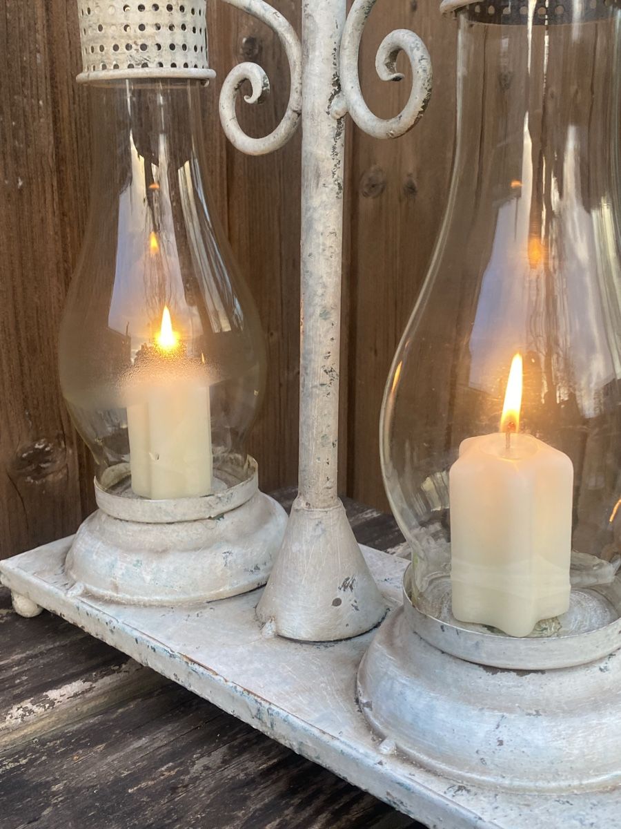 Lanterne: Nostalgie Windlicht Laterne für Garten – Usato da Wiesendangen venduto da argon03 4