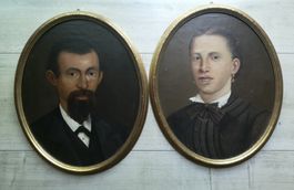 Deux portraits anciens