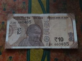 INDE  (A) 10  Rupees  Billet