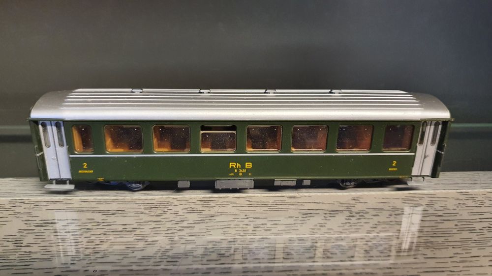 BEMO: RHB PERSONENWAGEN B 2451 GRÜN (Gebraucht) in Biglen für CHF 19.95 ...