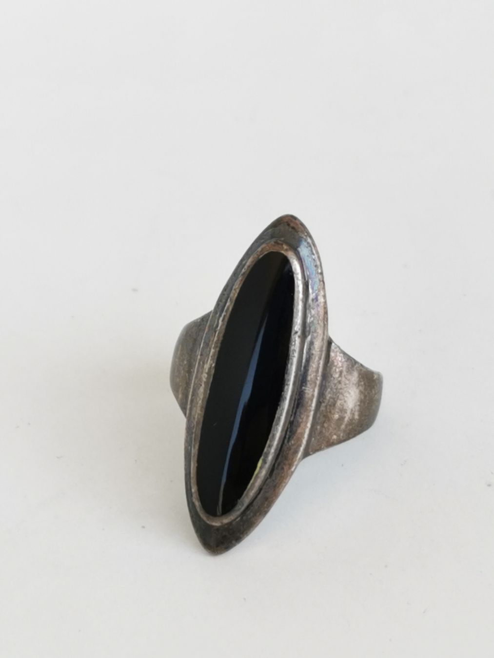 Anelli: 925 Silberring, mit Onyx Stein (WA1)  – Usato da Neuenhof venduto da SchnaeppliAllerlei 1