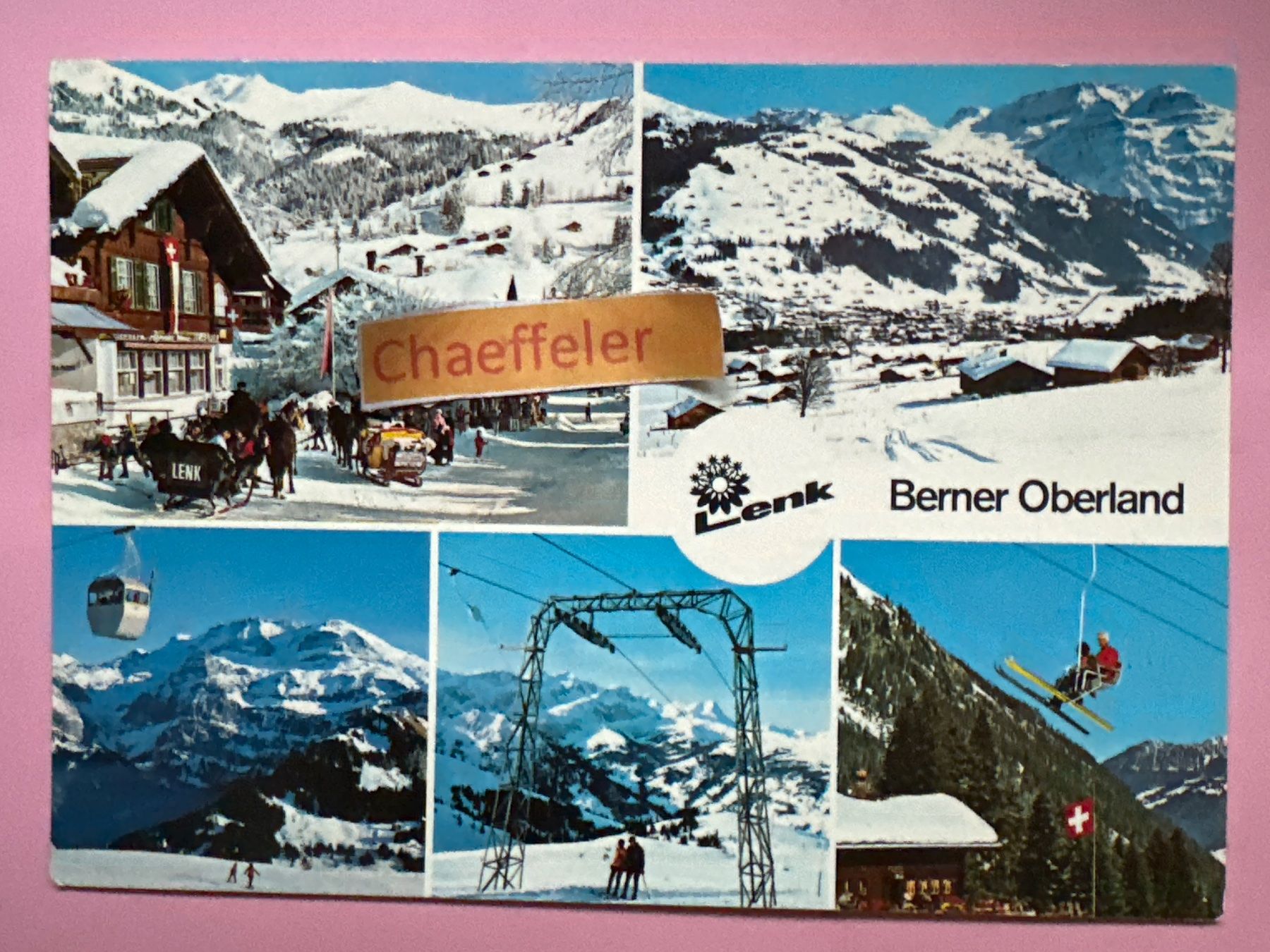 Ansichtskarten: 1983 Lenk, Berner Oberland – Gebraucht aus Zürich von Chaeffeler