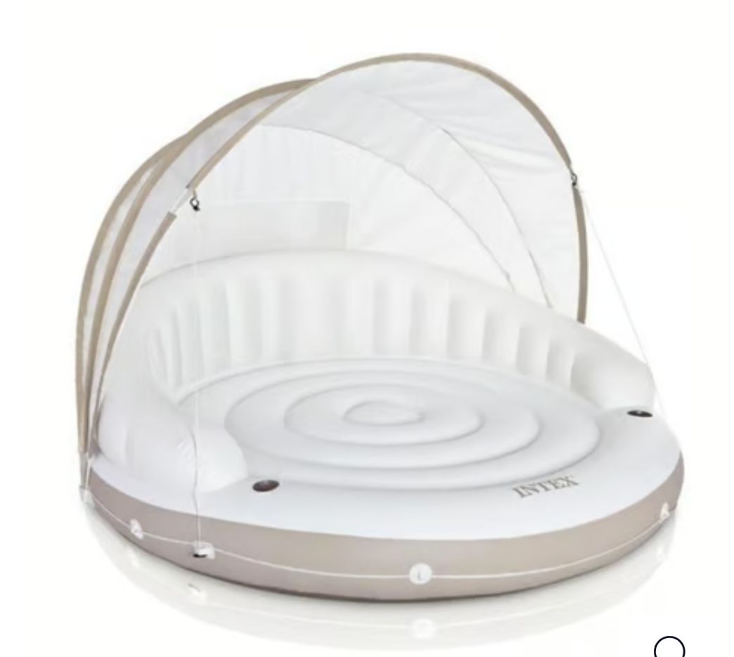 Schwimmringe: Intex-Aufblasbare Lounge Karibik - Beige – Gebraucht aus KOLLBRUNN von Lana78