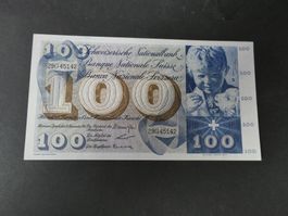 Schweiz 1961, 100 Franken   bankfrisch