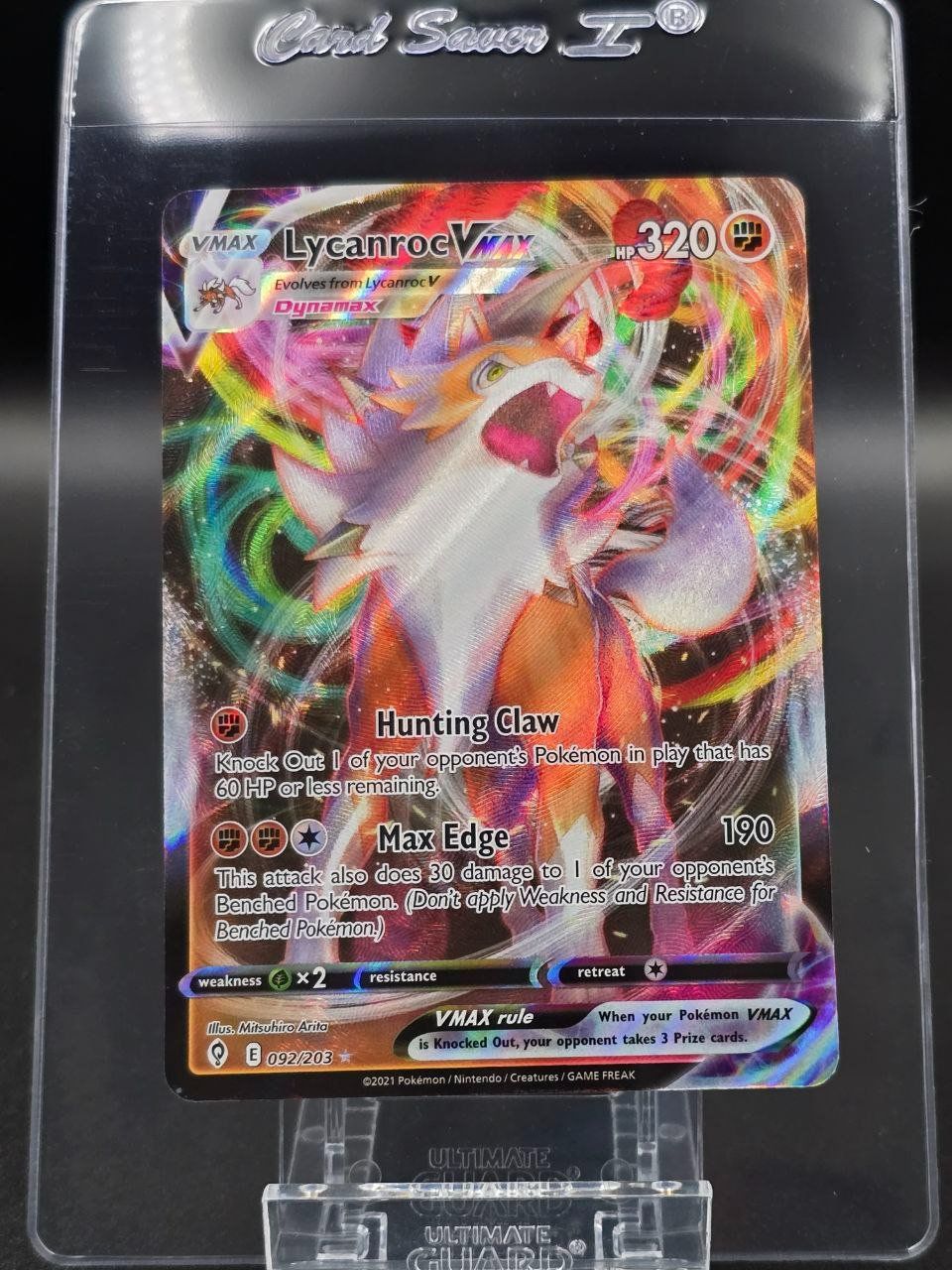 Pokémon Carte collezionabili: Lycanroc VMAX #92 Evolving Skies NM / ENG – Usato da COINTRIN venduto da sanctuary-collectors