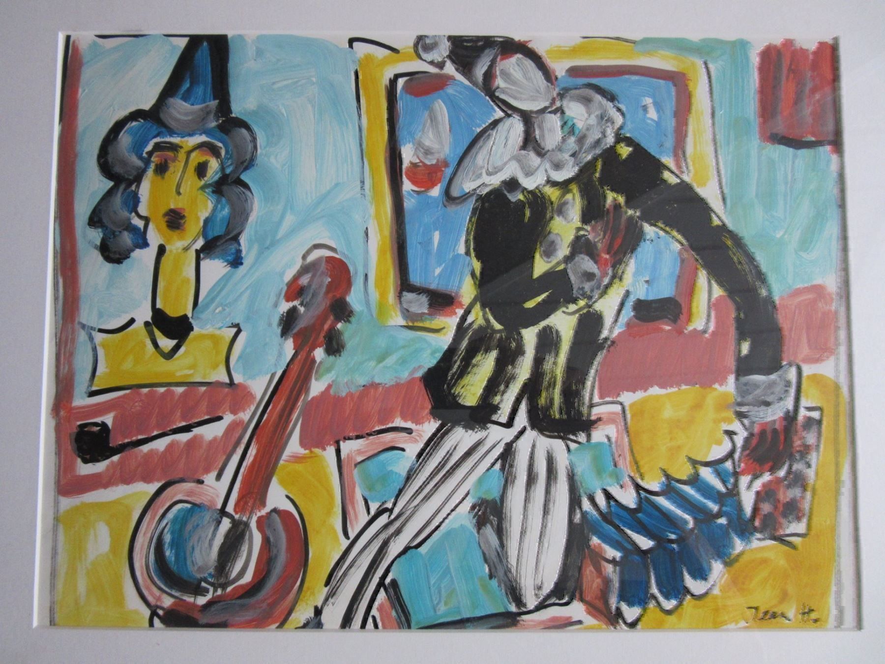 Foto & Immagini: JEAN HASLER ORIGINAL ACRYL SIGNIERT MIT RAHMEN – Usato da Gersau venduto da kunst-online 1