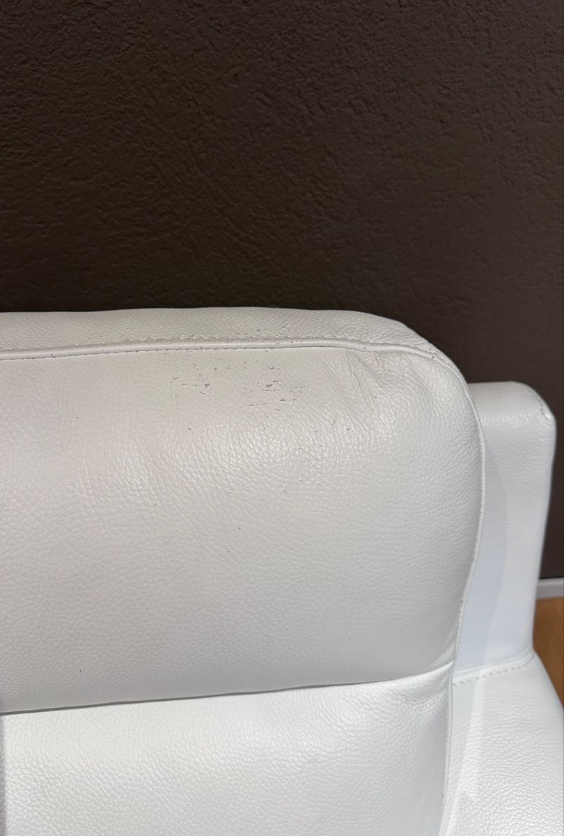 Divani: 2-er Sofa Leder weiss, 90x175 cm – Usato da Fehraltorf venduto da Caballero 4