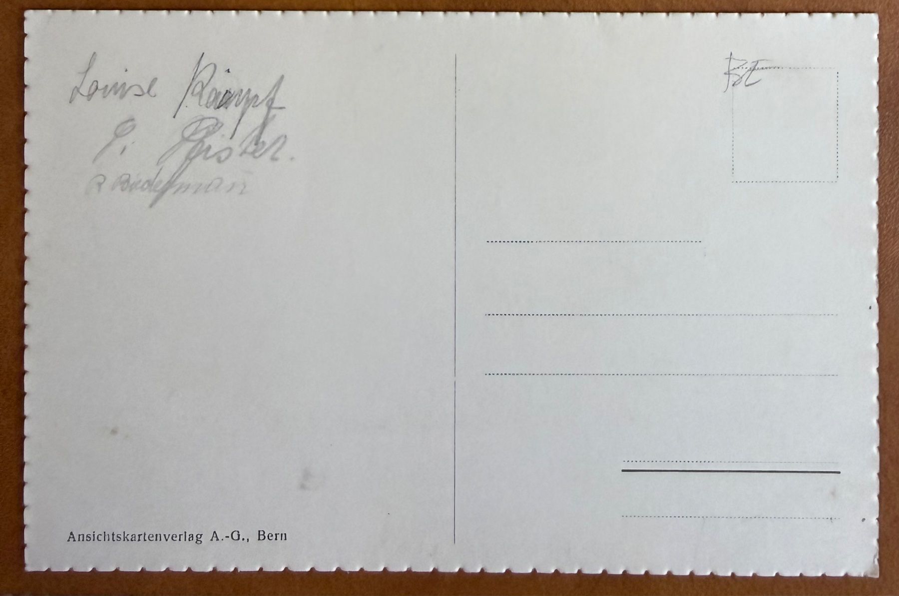 Cartoline postali: Justistal mit Scheibe 1917 – Usato da Lutry venduto da Ediego 1
