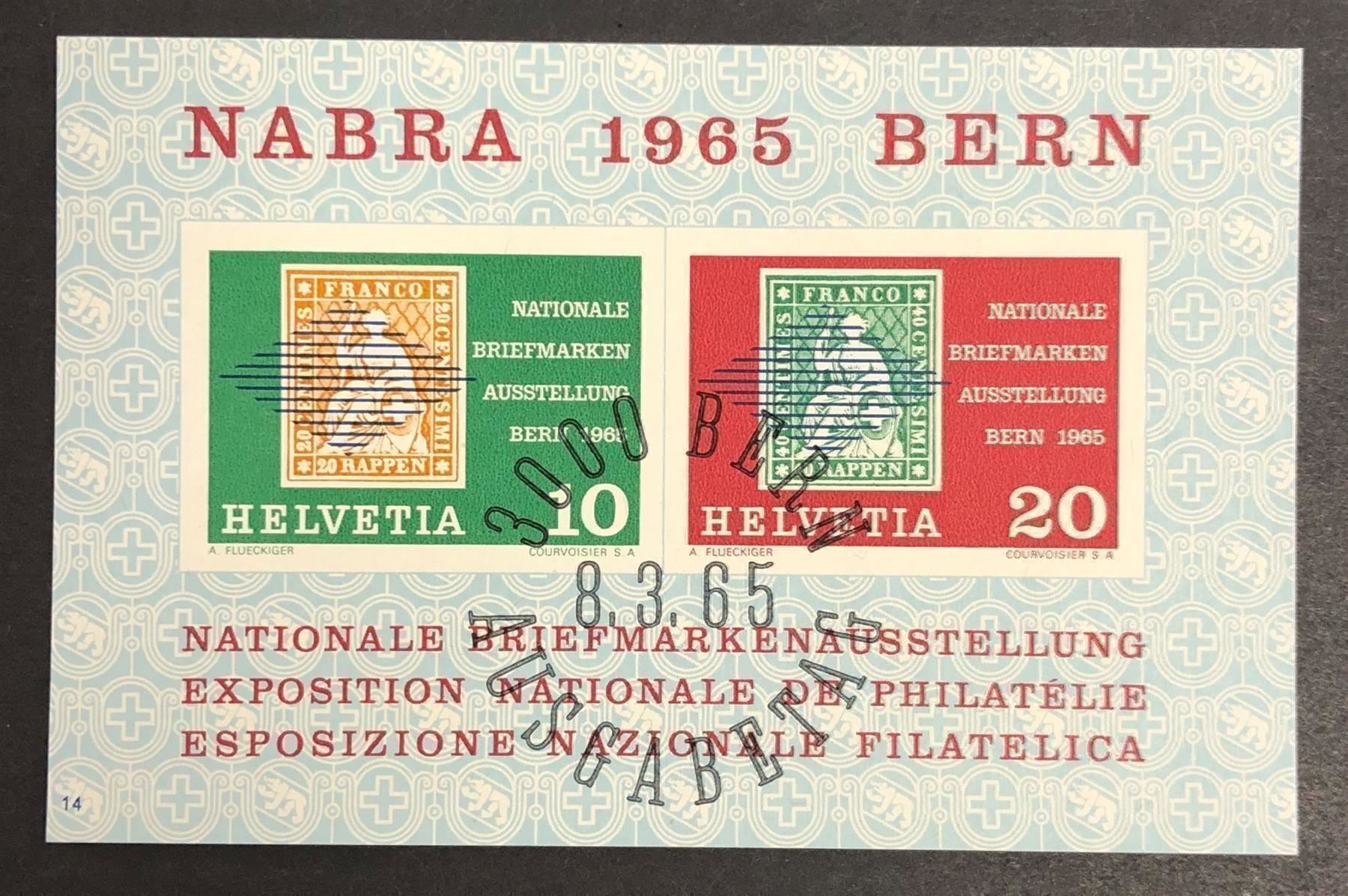 Tutti i francobolli: BLOCK NABRA 1965 ET ⦿ – Nuovo (secondo la descrizione) da Oberwil BL venduto da SALOB