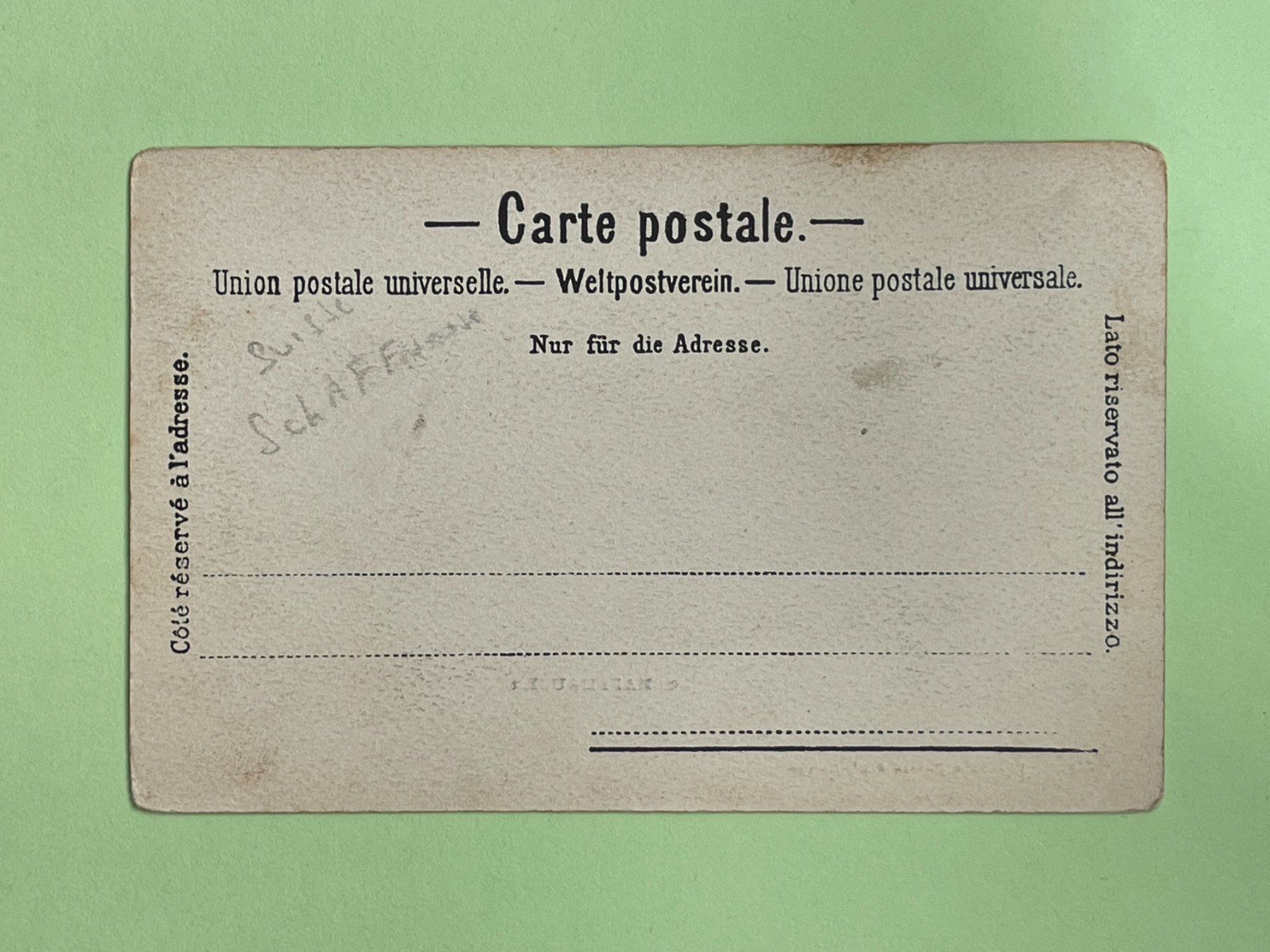Cartoline postali: Schaffhausen – Usato da Steg VS venduto da danwer74 1
