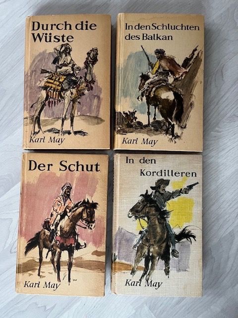 Libri: 4 Karl May Bücher, Neue Schweizer Bibliothek – Usato da Löhningen venduto da Sojoso