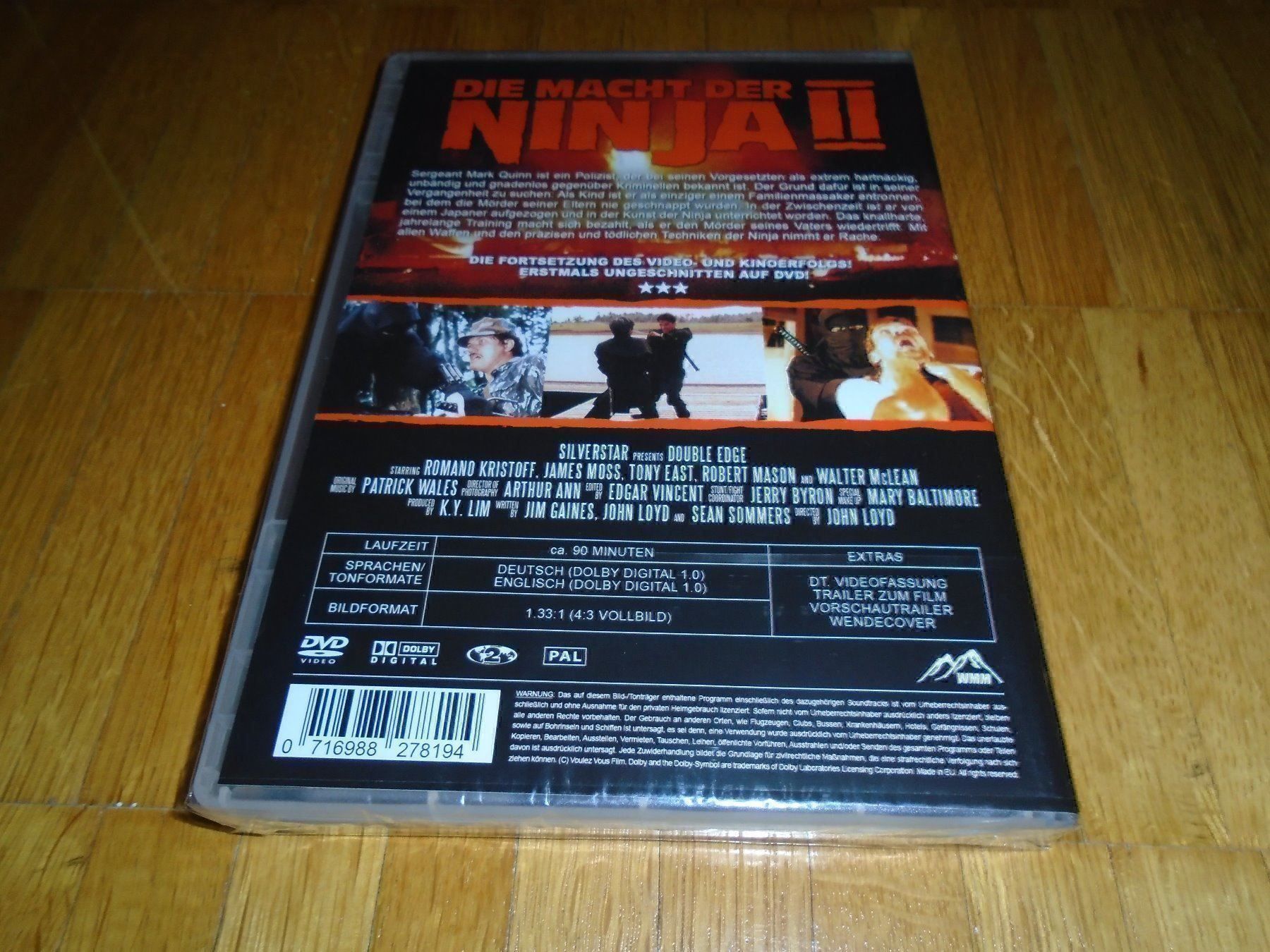 Alle DVDs: Die Macht der Ninja 2 - UNCUT – Neu und originalverpackt aus Basel von havsok 1