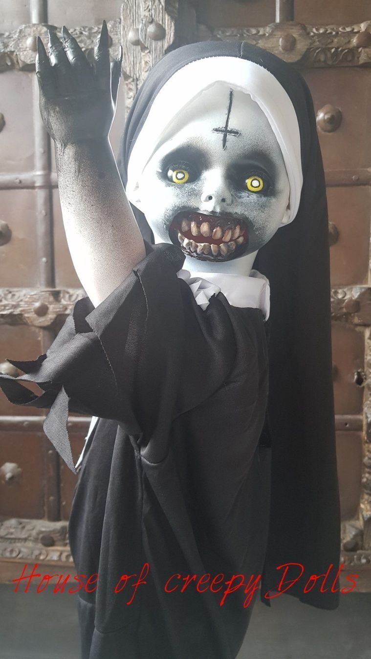 Puppen: HALLOWEEN/ HORROR GRUSEL NONNE – Neu (gemäss Beschreibung) aus Root von LifestyleAccessoires 3