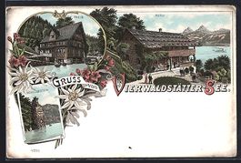 Litho Treib a. Vierwaldstättersee, Teil