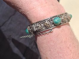 Vintage Boho Armspange Gr. XS-S Nepal