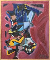 Opera originale firmata, pittura ad olio 68x55 cm