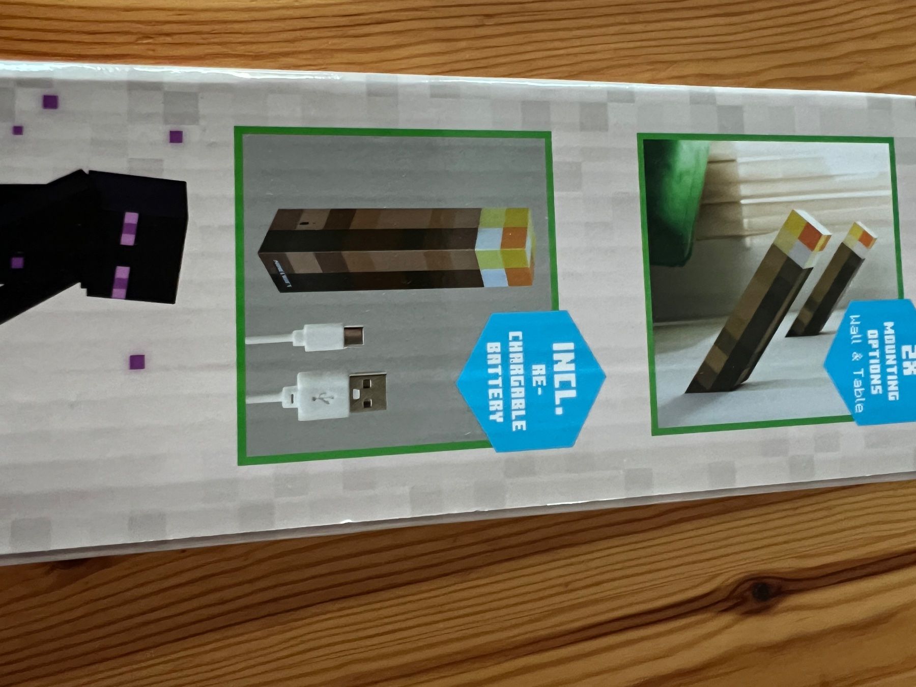 Tutte le decorazioni: Minecraft - Fackel. Versch. Farbe HxB ca. 28x5,5 cm – Nuovo (secondo la descrizione) da Basel venduto da veralt 6