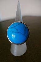 Silberring mit türkisfarbenem Magnesit