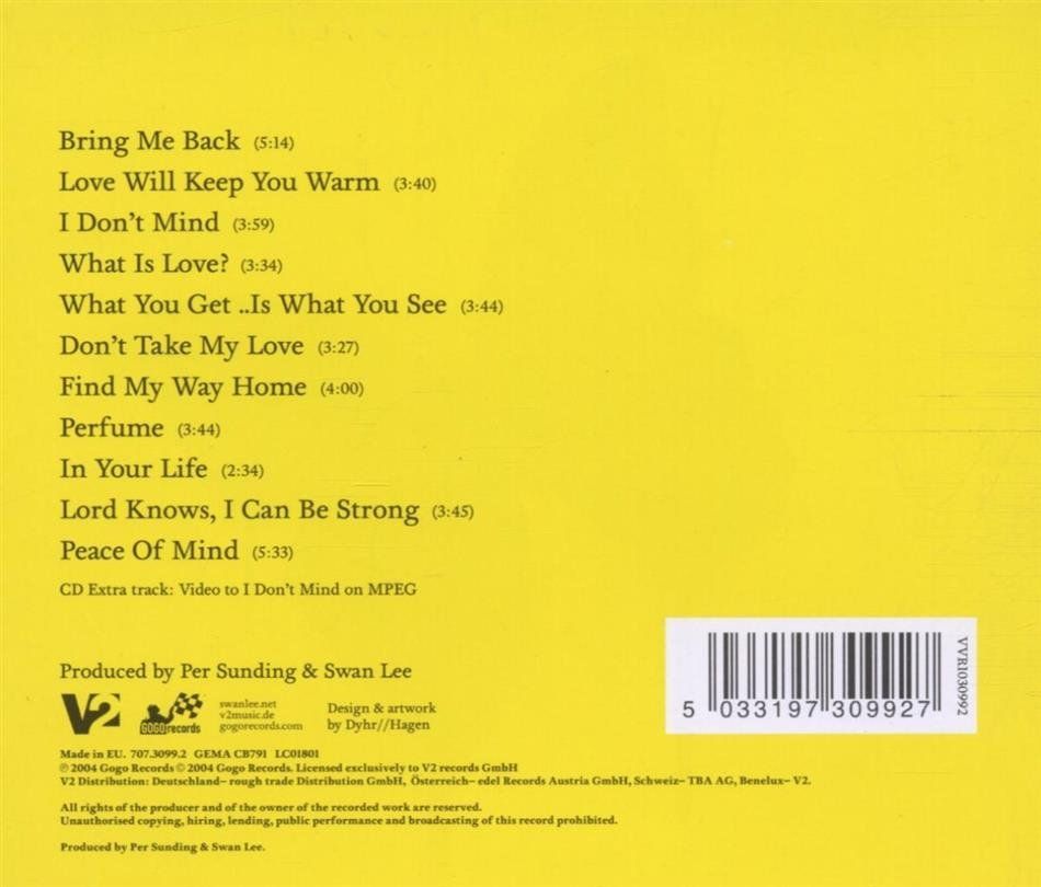 CD: Swan Lee  --- (CD) – Usato da Uzwil venduto da visions77 1