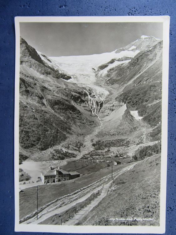 AK ALP GRÜM STATION VON OBEN HERAB GESEHEN PALÜGLETSCHER | Kaufen auf ...