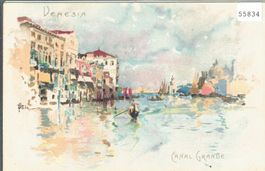 Venezia - Canal Grande - Litho