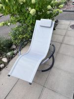 Sonnenliege Schaukelstuhl Samana grau