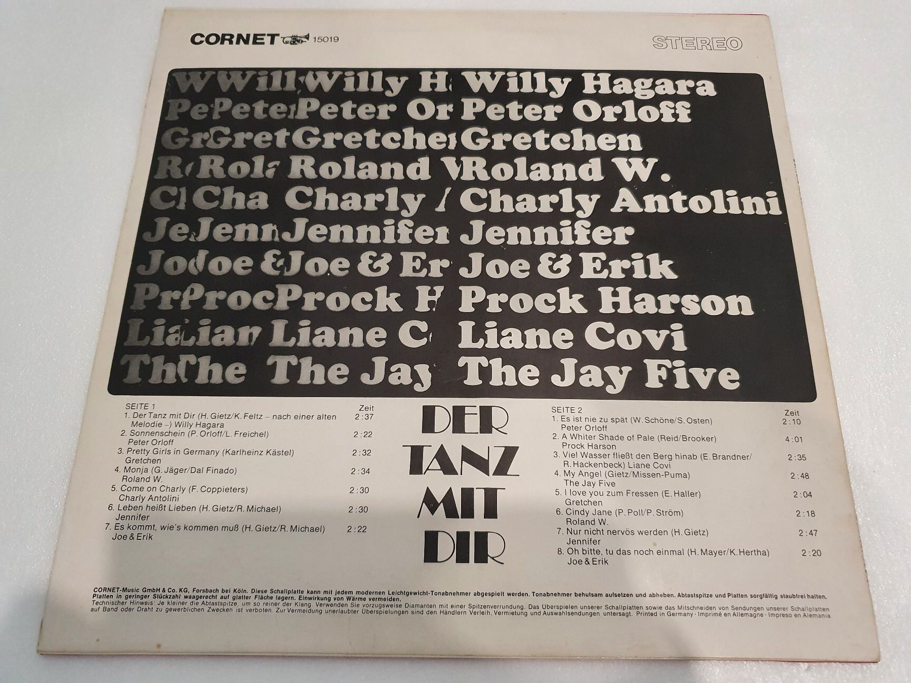 Dischi in vinile: Der Tanz Mit Dir – Usato da Uster venduto da Vinyl-Leidenschaft 1