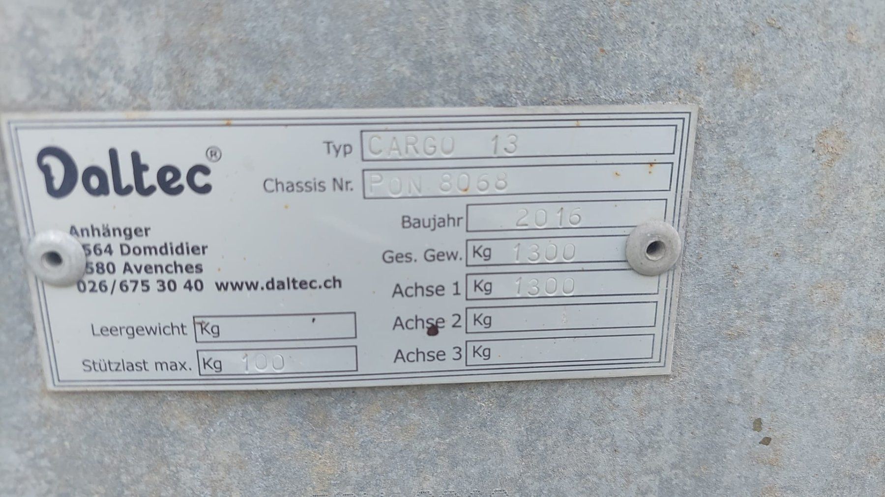 Daltec Anhänger: Anhänger Daltec – Gebraucht aus Reichenbach i. K. von LUKUJHS 5