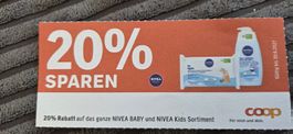 20% Rabatt Coop NIVEA BABY & NIVEA Kids gültig bis 30.06.27